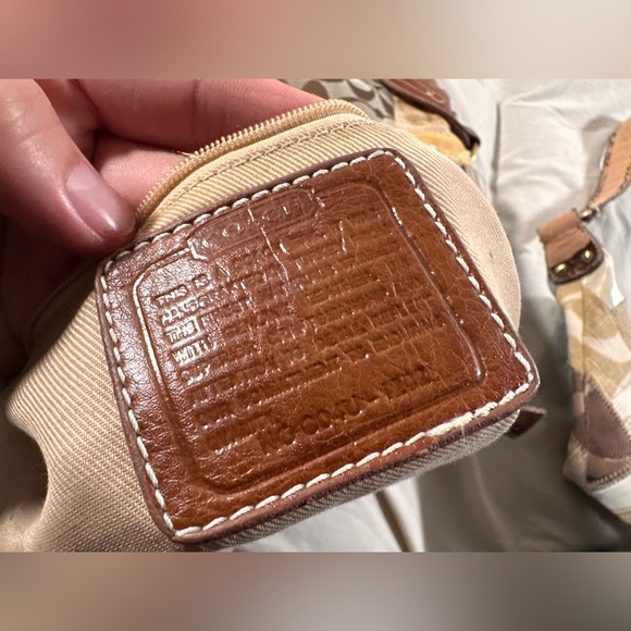 Coach Patchwork Vintage Brown Shoulder Bag Set Of 3 Rough Condition Y2K 90s 2000 - Picture 12 of 16